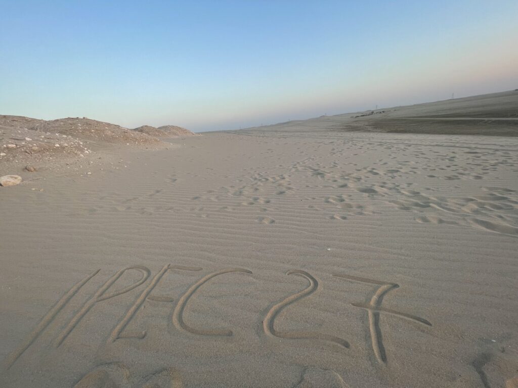 IPEC Day Abdulla wrote IPEC in the desert